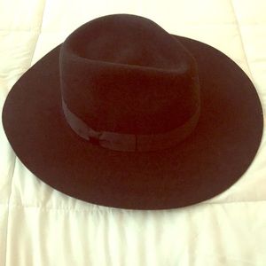 Wide Brim Felt Fedora